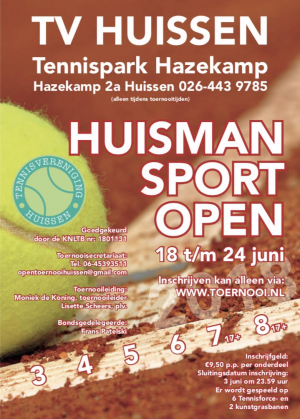 Open Toernooi 2018 Poster